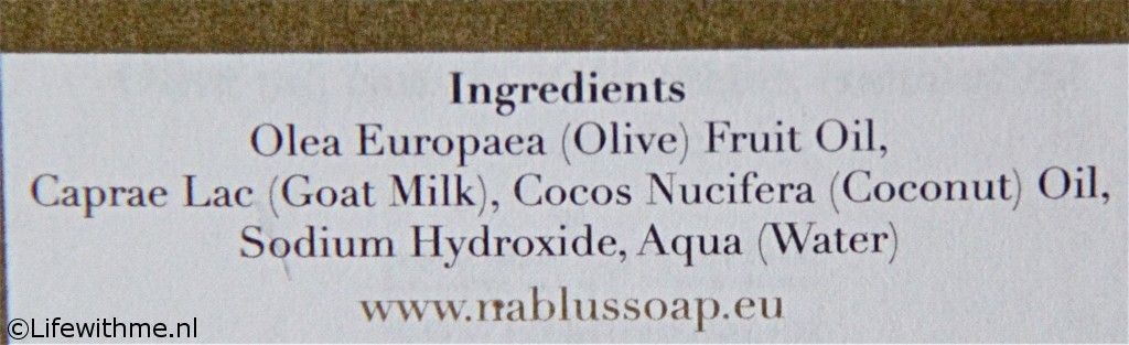 nablus ingredienten