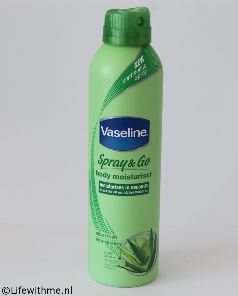 Vaseline Spray & Go moisturizer aloe vera