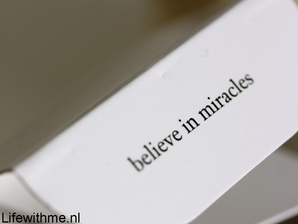 Philosohpy believe in miracles